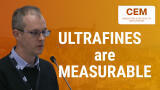 Using propylene glycol in ultrafine measurement